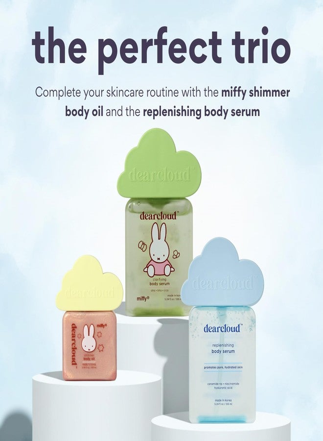 dearcloud Miffy Clarifying Body Serum – Ultra Hydrating Serum with AHA/BHA/Cica – Korean Skin Care Body Serum for Smooth, Clear Skin (5.24 fl oz) - Image 5